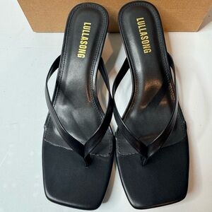 Lullasong Black Women's Sandals - Size: 8
